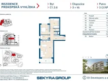 Prodej bytu 3+kk, Praha - Jinonice, Radlická, 76 m2