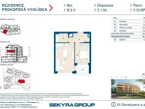 Prodej bytu 2+kk, Praha - Jinonice, Radlická, 47 m2