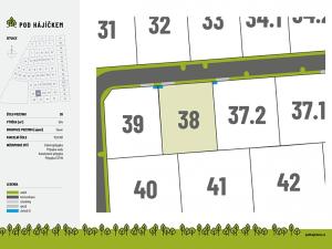 Prodej pozemku pro bydlení, Vejprnice, Pod Hájíčkem, 554 m2