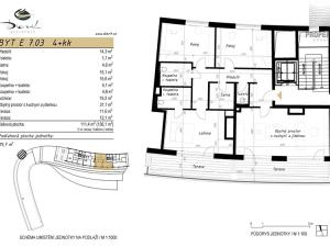 Prodej bytu 4+kk, Brno, Bystrcká, 119 m2