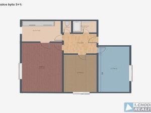 Prodej bytu 3+1, Koloveč, Domažlická, 75 m2