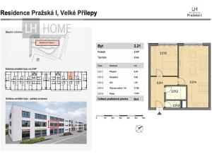 Prodej bytu 2+kk, Velké Přílepy, 60 m2