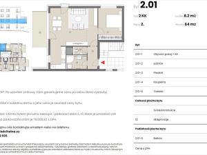 Prodej bytu 2+kk, Sedlčany, K Cihelně, 64 m2