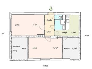 Prodej bytu 2+1, Počátky, Lipárky, 65 m2