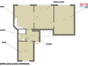 Prodej bytu 3+kk, Písek - Budějovické Předměstí, Mírové nám., 90 m2