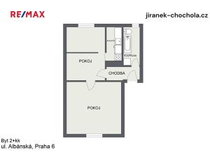Pronájem bytu 2+kk, Praha - Bubeneč, Albánská, 48 m2