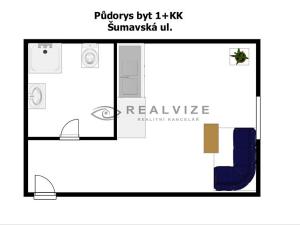 Prodej bytu 1+kk, České Budějovice, Šumavská, 19 m2