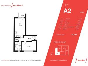 Prodej bytu 2+kk, Brno, Kovářská, 49 m2