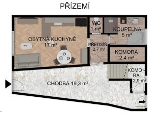 Prodej rodinného domu, Písek, 91 m2