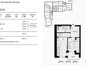 Prodej bytu 2+kk, Olomouc, Loudova, 47 m2