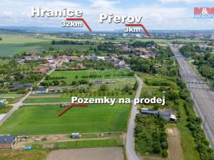 Prodej pozemku pro bydlení, Přerov - Přerov V-Dluhonice, 1225 m2