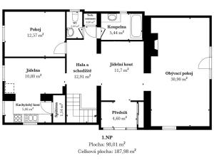 Prodej chalupy, Prosetín, 244 m2