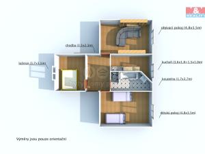 Prodej bytu 3+1, Bor, Borská, 69 m2