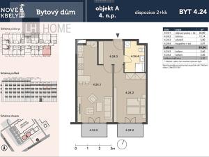 Prodej bytu 2+kk, Praha - Kbely, Mladoboleslavská, 55 m2