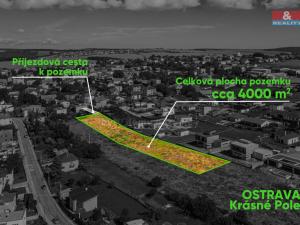 Prodej pozemku pro bydlení, Ostrava - Krásné Pole, 4137 m2