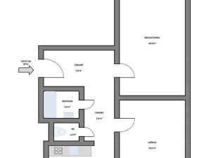 Prodej bytu 2+1, Svoboda nad Úpou, Lázeňská, 62 m2