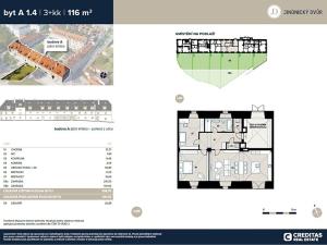 Prodej atypického bytu, Praha - Jinonice, Řeporyjská, 109 m2