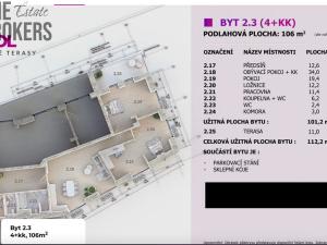 Prodej bytu 4+kk, Praha - Suchdol, U hotelu, 112 m2