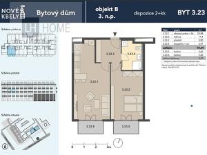 Prodej bytu 2+kk, Praha - Kbely, Mladoboleslavská, 56 m2