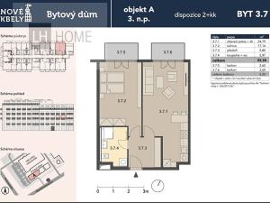 Prodej bytu 2+kk, Praha - Kbely, Mladoboleslavská, 55 m2