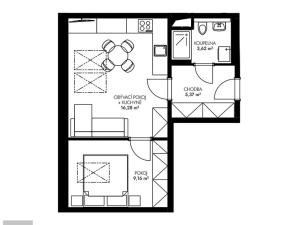 Prodej bytu 2+kk, Praha - Nové Město, 34 m2