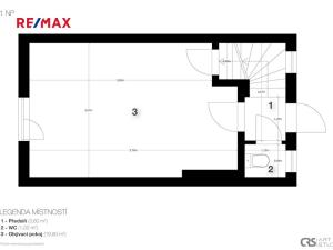 Prodej rodinného domu, Praha - Smíchov, Pravoúhlá, 60 m2