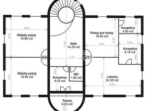 Pronájem vily, Praha - Nebušice, Nebušická, 270 m2