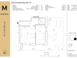 Prodej bytu 2+kk, Humpolec, Masarykova, 58 m2