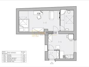 Pronájem bytu 2+kk, Uherský Brod, Svat. Čecha, 42 m2