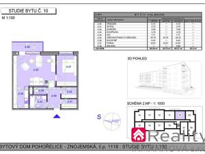 Prodej bytu 2+kk, Pohořelice, Znojemská, 66 m2