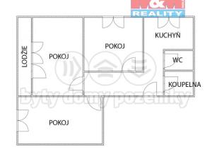 Pronájem bytu 3+1, Ostrava - Moravská Ostrava, Milíčova, 90 m2