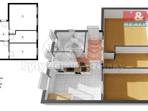 Prodej bytu 3+1, Žamberk, Náměstí Gen. Knopa, 69 m2