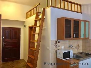 Pronájem bytu 1+kk, Praha - Vinohrady, Varšavská, 25 m2