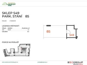 Pronájem bytu 2+kk, Praha - Michle, Michelská, 59 m2