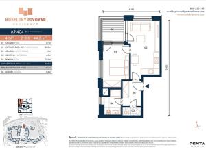 Prodej bytu 2+kk, Praha - Nusle, Bělehradská, 47 m2