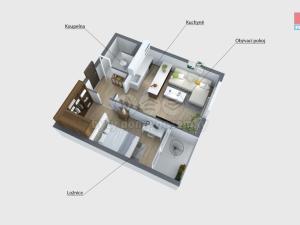 Prodej bytu 2+kk, Děčín - Děčín XXXII-Boletice nad Labem, Čsl. partyzánů, 42 m2