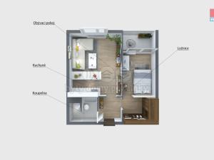 Prodej bytu 2+kk, Děčín - Děčín XXXII-Boletice nad Labem, Čsl. partyzánů, 42 m2