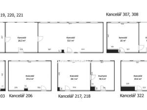 Pronájem kanceláře, Modřice, Nádražní, 44 m2