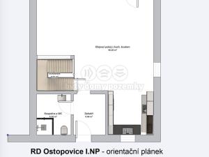 Prodej rodinného domu, Ostopovice, Osvobození, 107 m2