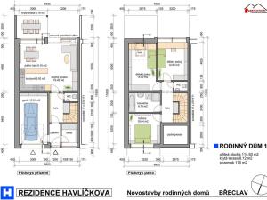 Prodej rodinného domu, Břeclav, Havlíčkova, 115 m2