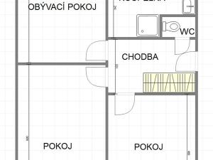 Pronájem bytu 3+1, Uherský Brod, Partyzánů, 80 m2