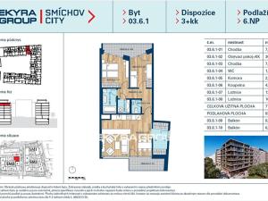 Prodej bytu 3+kk, Praha - Smíchov, Šiklové, 79 m2