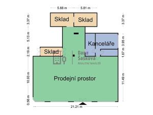 Pronájem obchodního prostoru, Jindřichův Hradec, Miřiovského, 401 m2