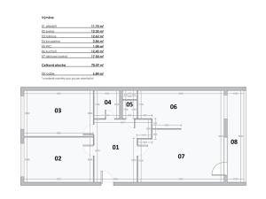 Prodej bytu 3+1, Praha - Chodov, Malenická, 73 m2