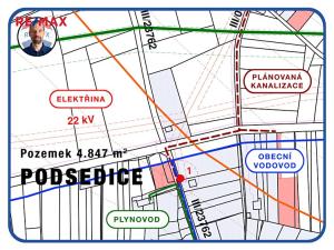 Prodej pozemku pro bydlení, Podsedice, 4847 m2