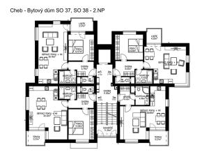 Prodej bytu 1+kk, Cheb, K Pomezí, 47 m2