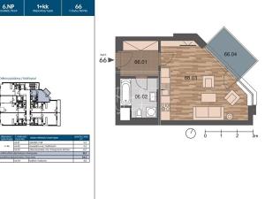 Pronájem bytu 1+kk, Praha - Libeň, Lihovarská, 34 m2