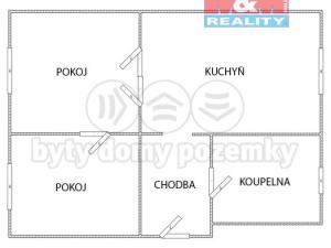 Prodej bytu 2+1, Ostrava - Zábřeh, Čujkovova, 59 m2