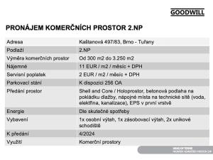 Pronájem obchodního prostoru, Brno, Kaštanová, 700 m2