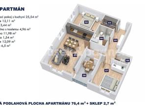 Prodej bytu 3+kk, Vrchlabí, Horská, 76 m2